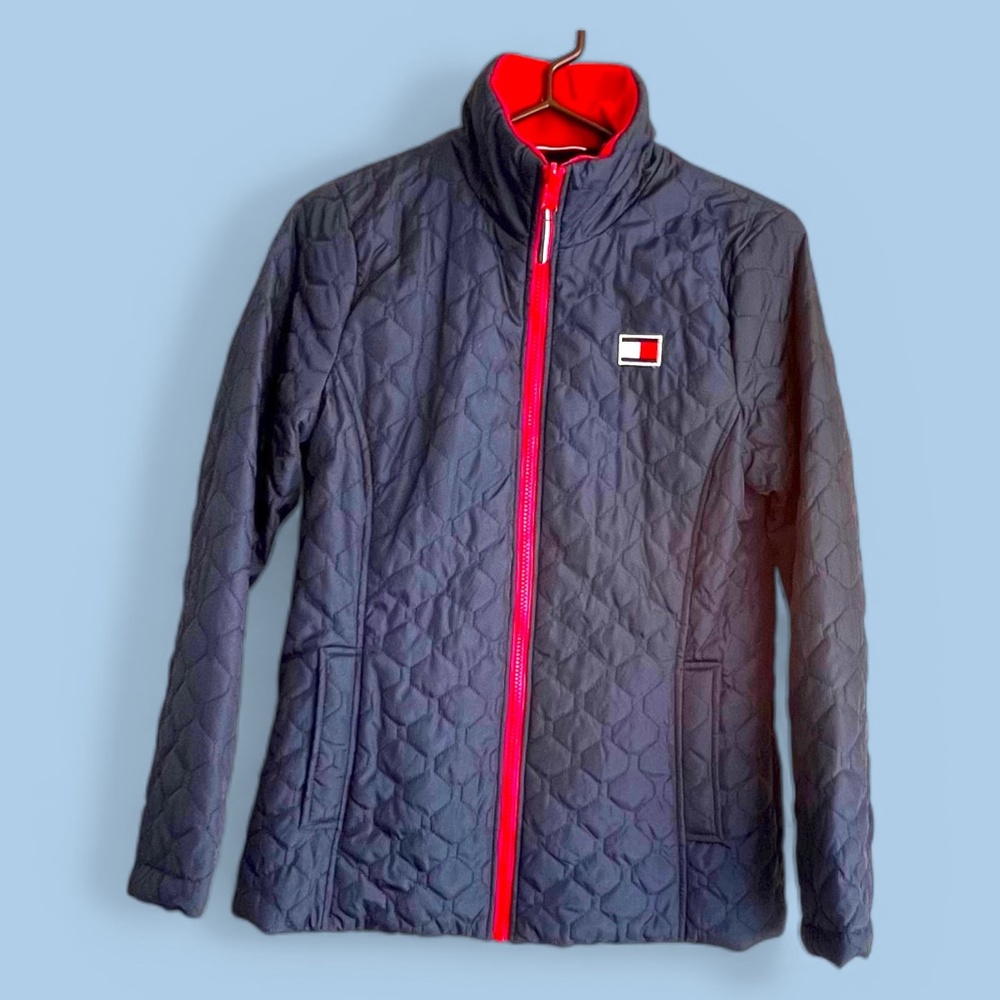Tommy Hilfiger Navy 3-in-1 Quilted Jacket Size S
